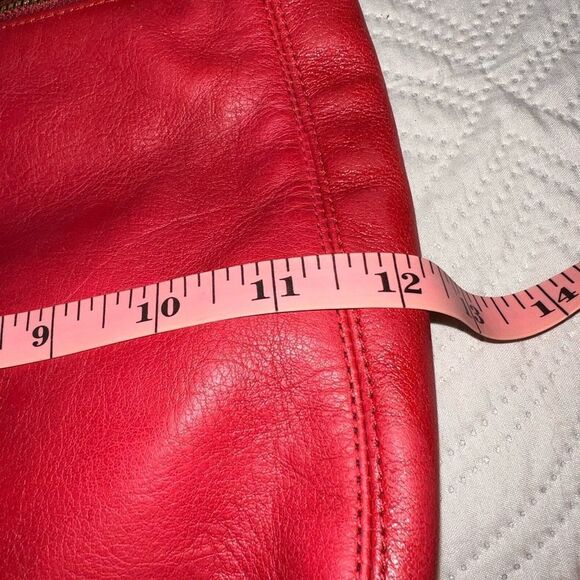 Coach candy apple red hobo bag! Euc! - Picture 15 of 17